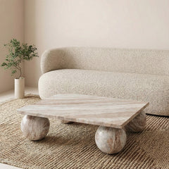 Franc Square Sawar Marble Coffee Table