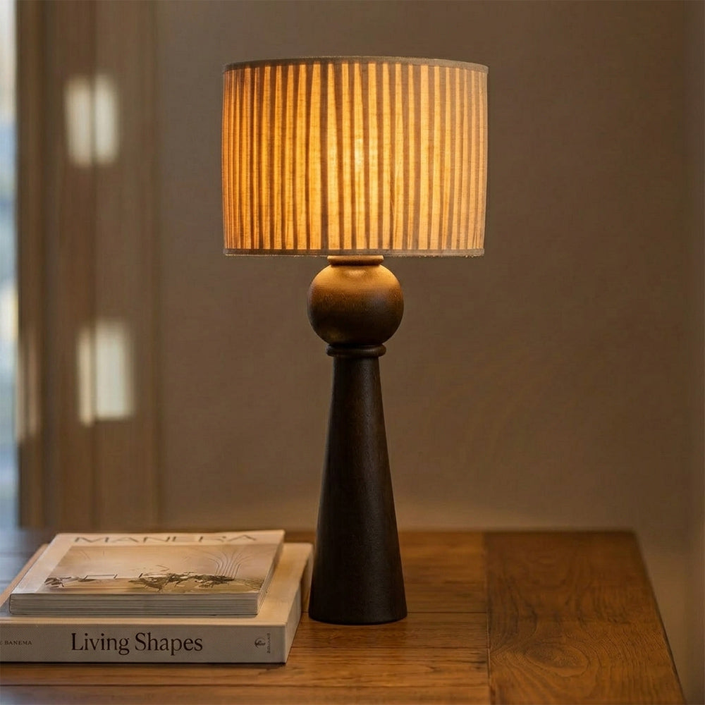 Elio Mango Wood Table Lamp