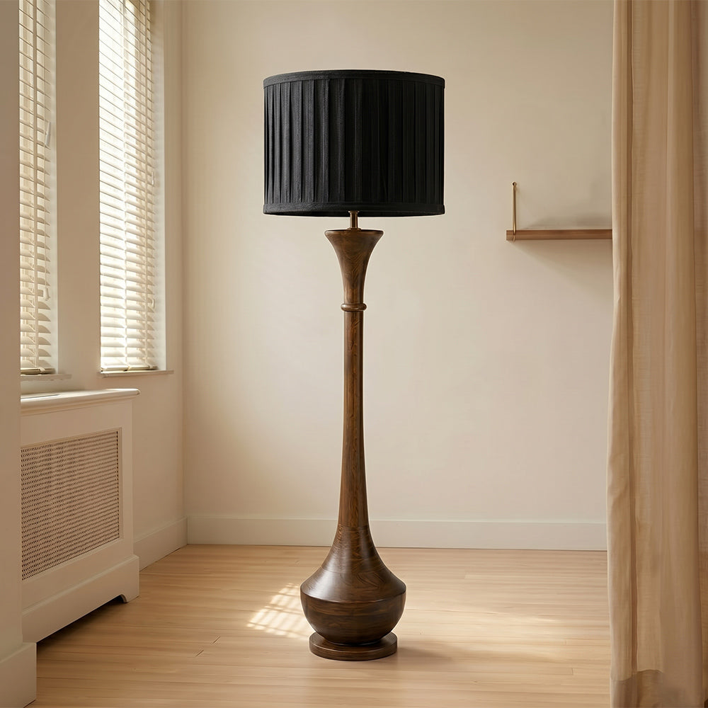 Auden Mango Wood Floor Lamp