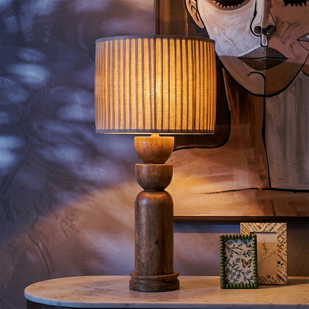 Tova Mango Wood Table Lamp
