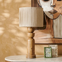 Tova Mango Wood Table Lamp