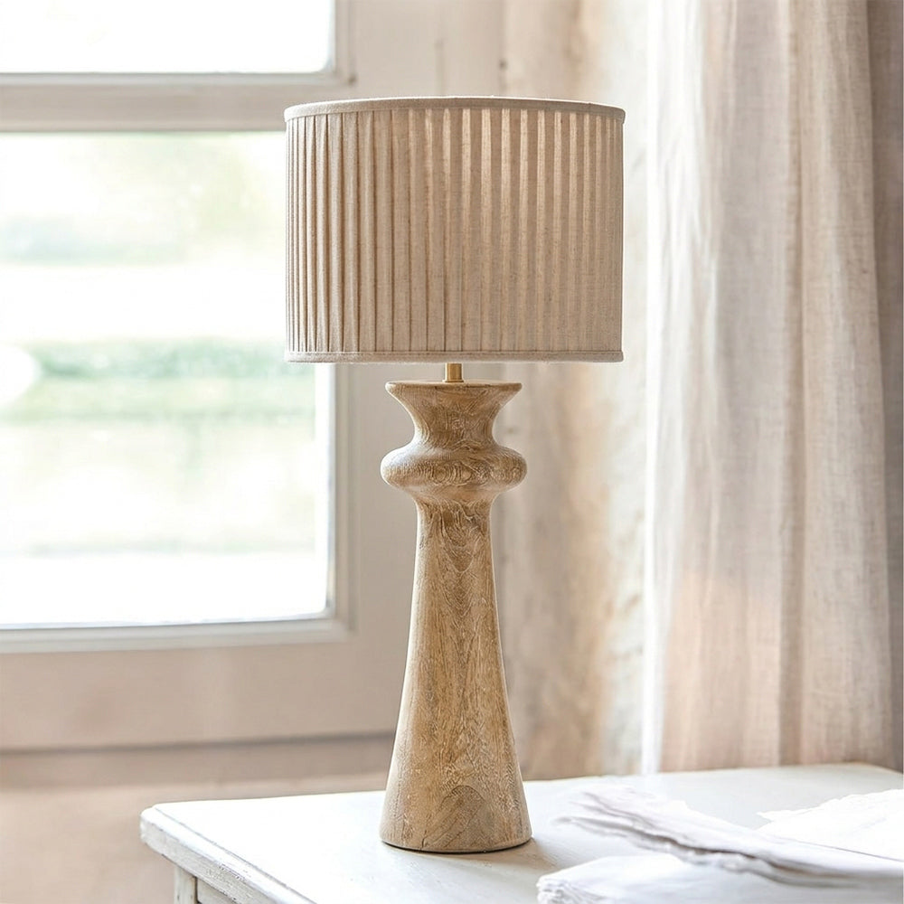Wren Mango Wood Table Lamp