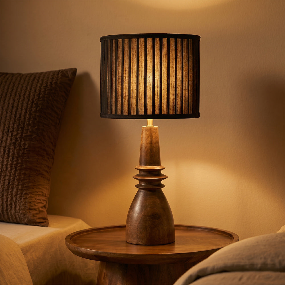Sage Mango Wood Table Lamp