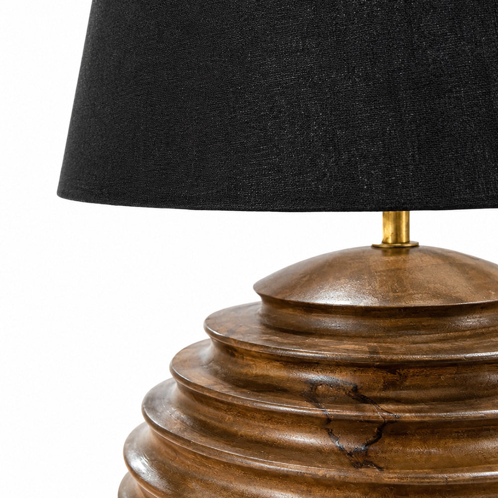 Wyatt Mango Wood Table Lamp with Metal