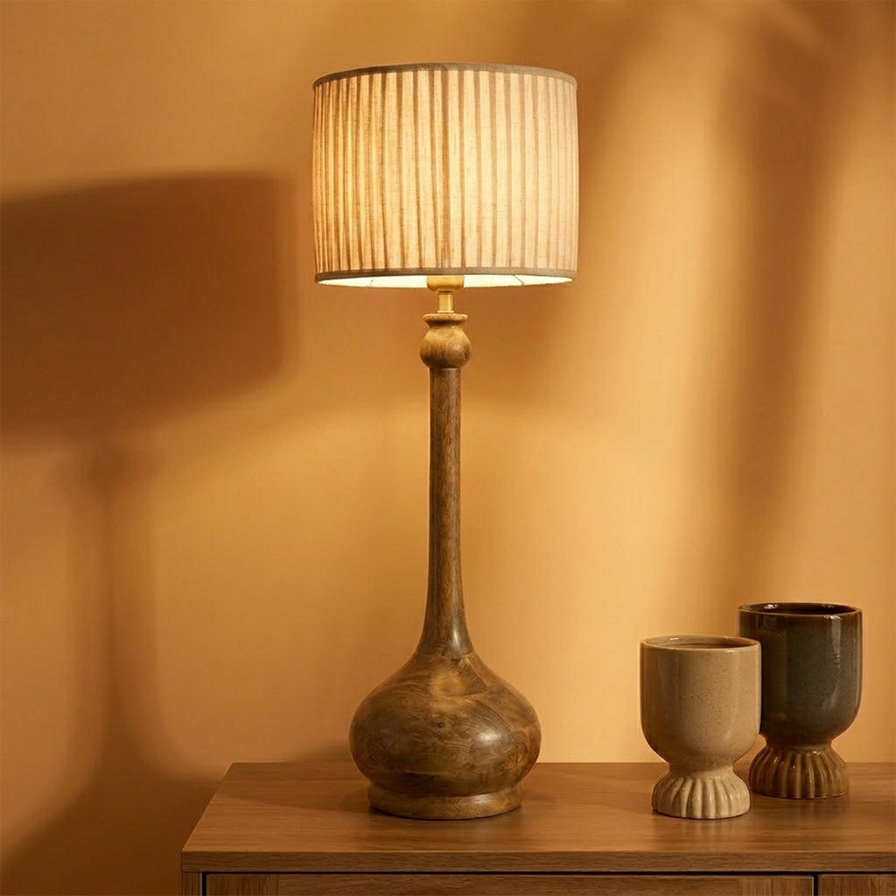 Cove Mango Wood Table Lamp