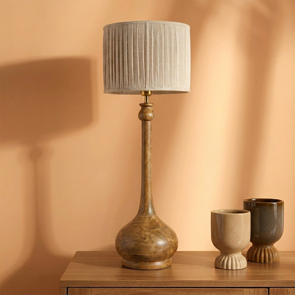 Cove Mango Wood Table Lamp