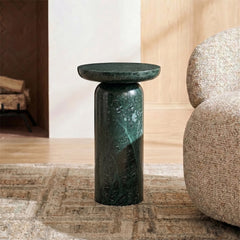 Dekkar Accent Table - Green Marble