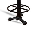 Macron Leather Bar Stool with Iron