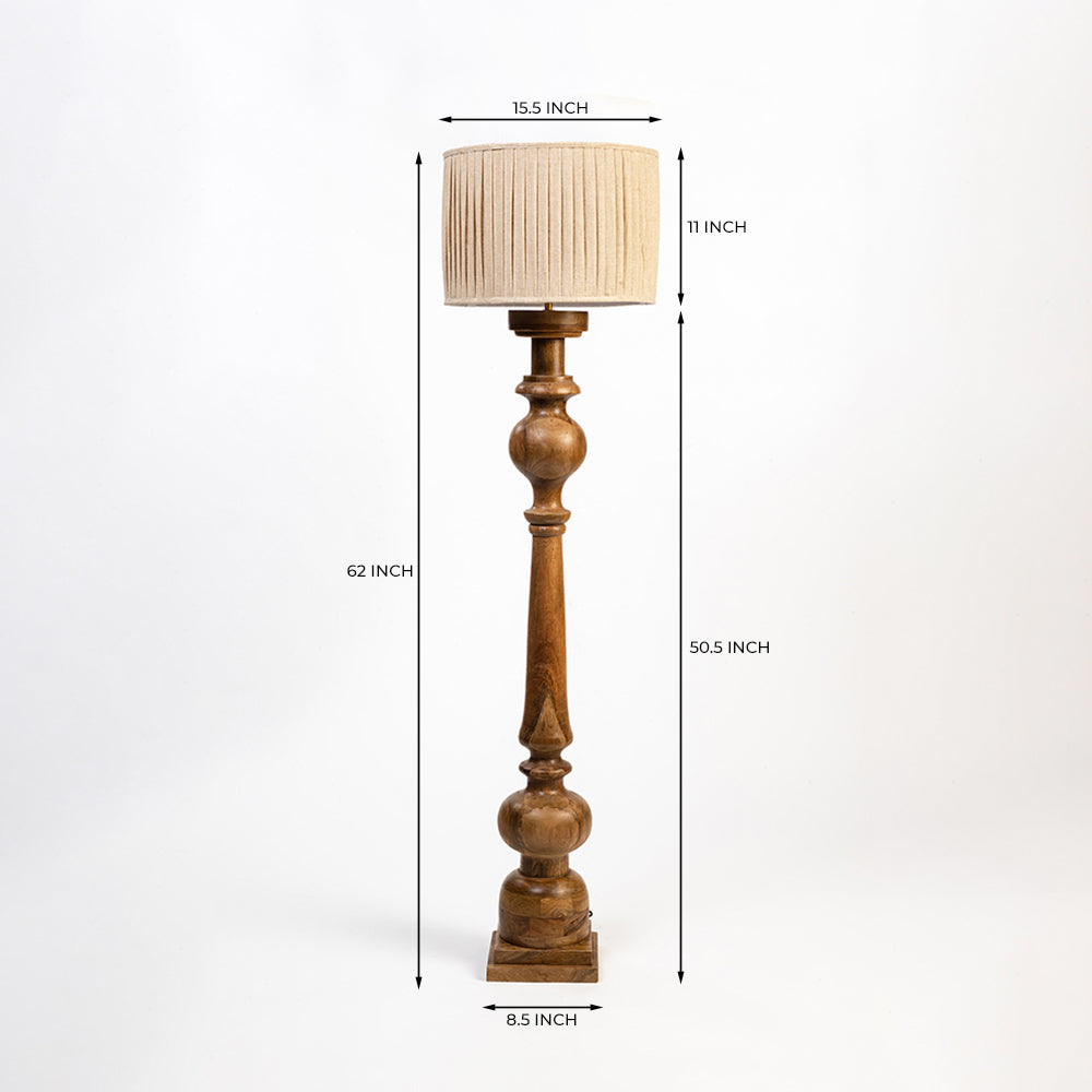 Ami Wooden Floor Lamp