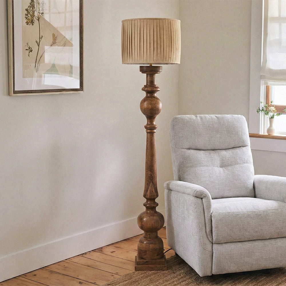 Ami Wooden Floor Lamp