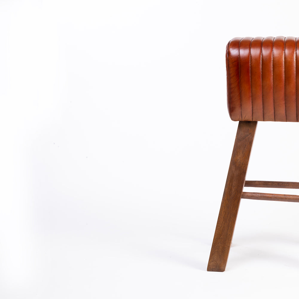 Purpo Leather Bar Stool Chair
