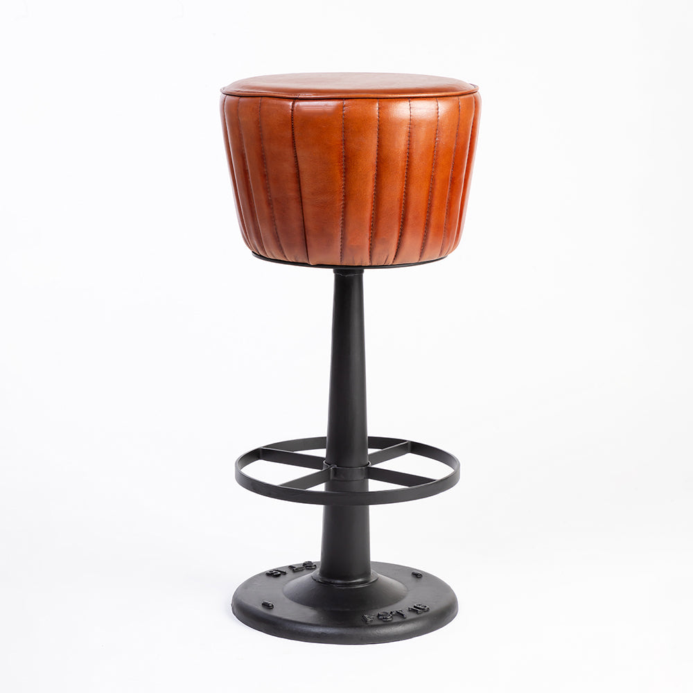 Aurelia Leather Bar Stool Chair