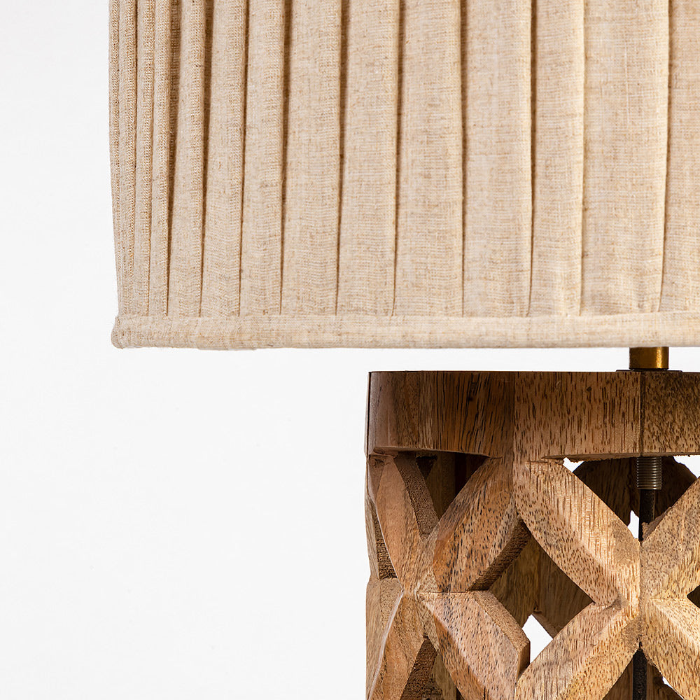 Kim Wooden Floor Lamp