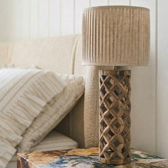 Petras Wooden Table Lamp