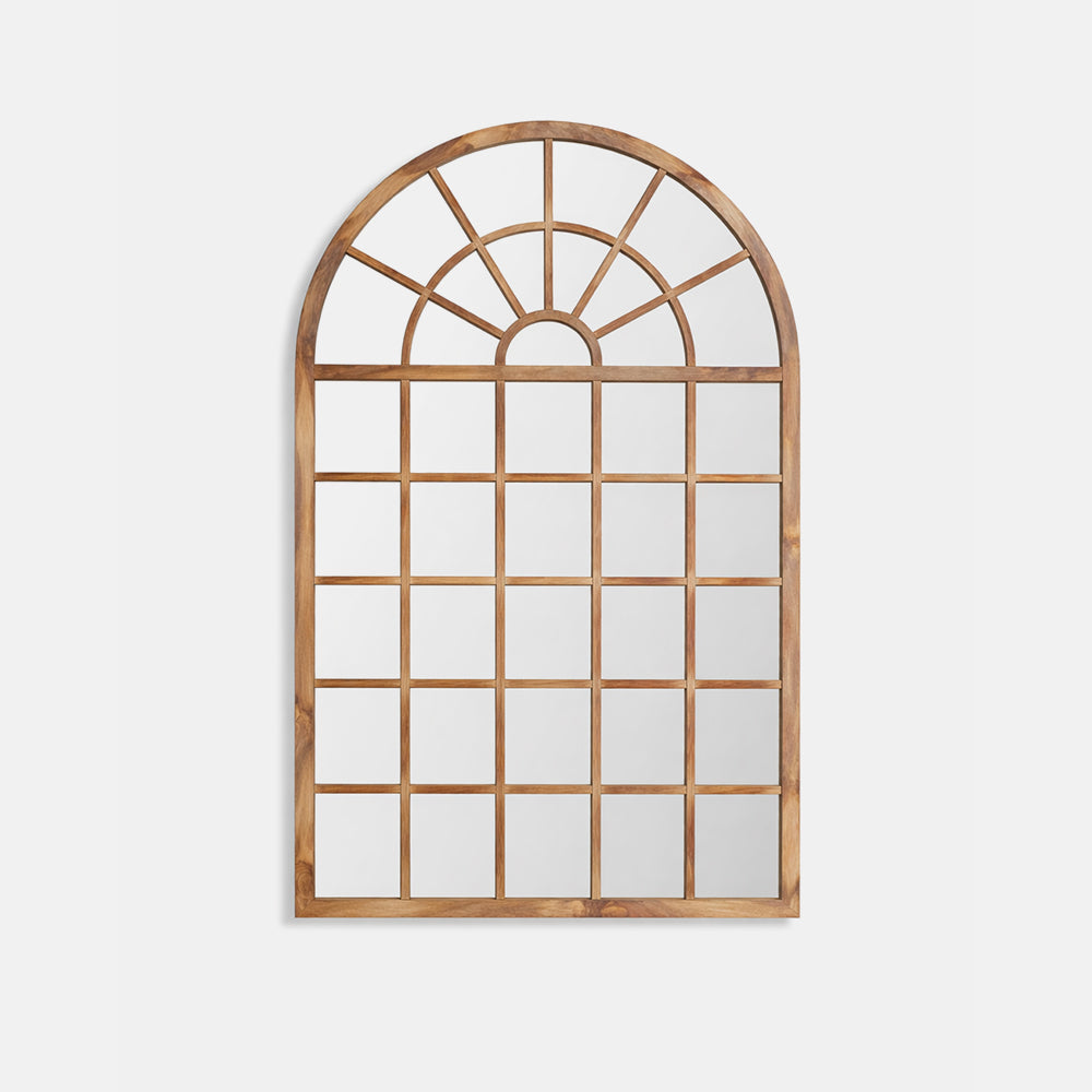 Arched Window Pane Mirror frame