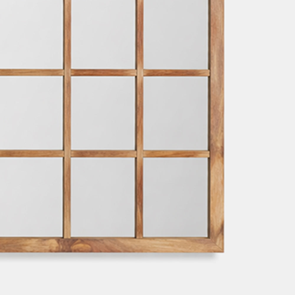 Arched Window Pane Mirror frame