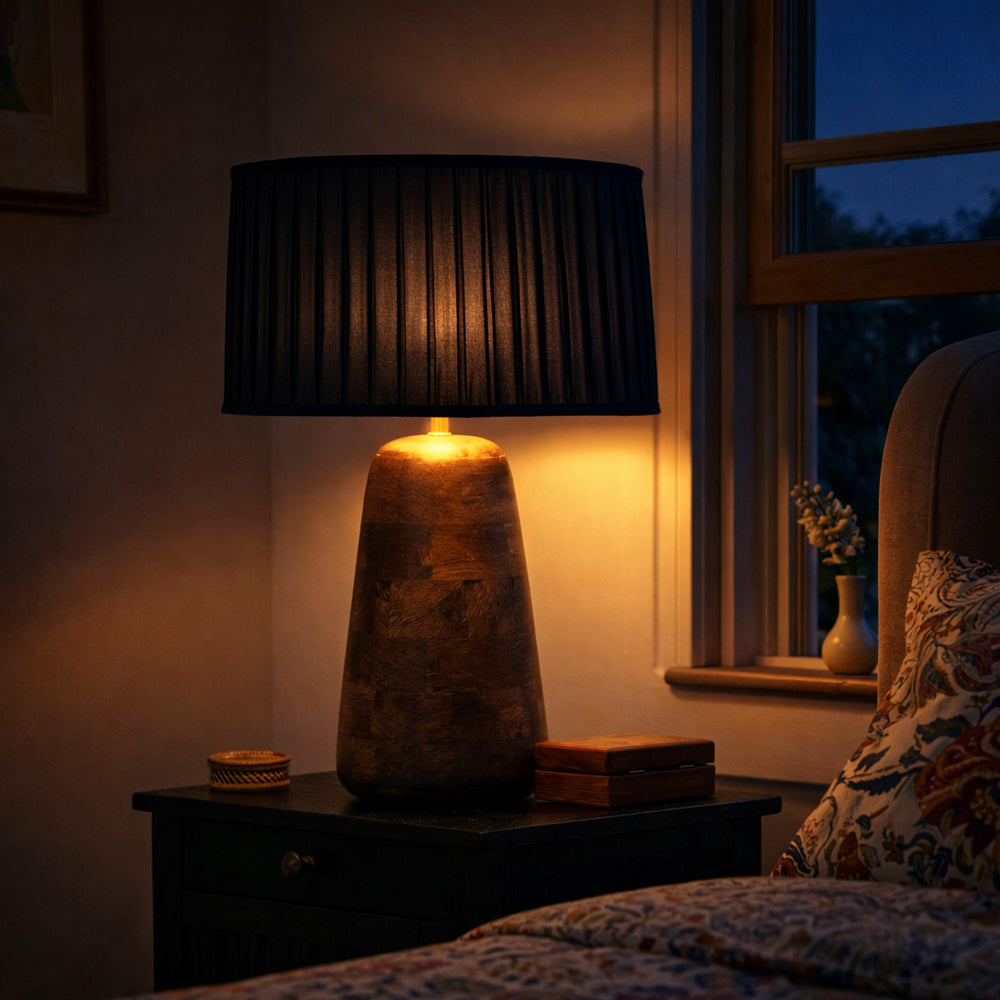 Rexha Wooden Table Lamp