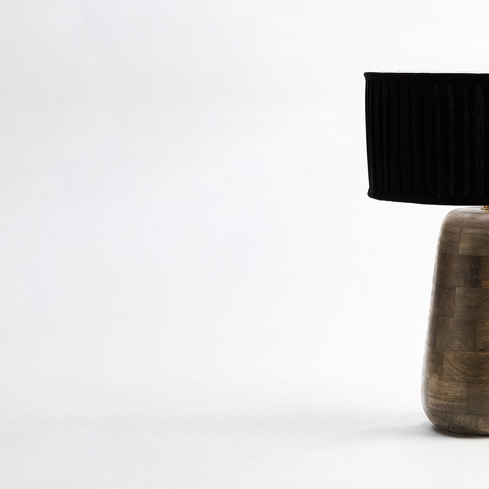 Rexha Brown Mango Wood Table Lamp