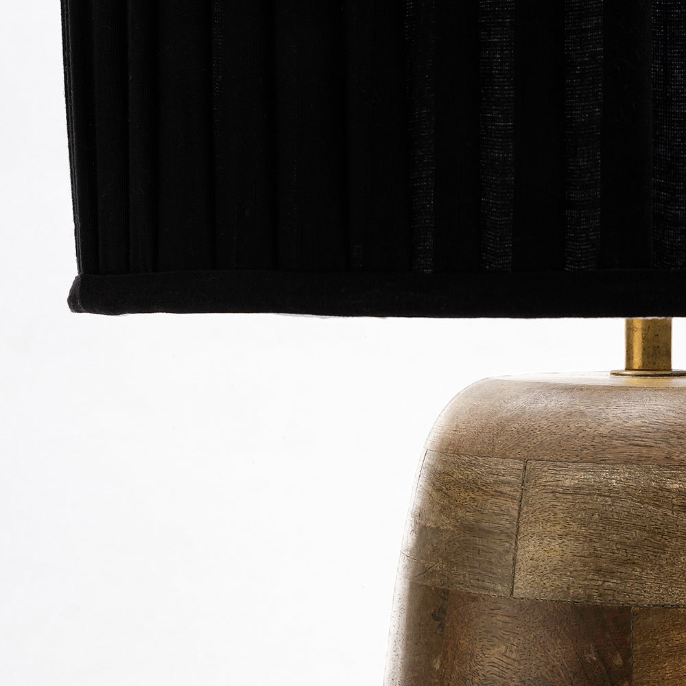 Rexha Brown Mango Wood Table Lamp