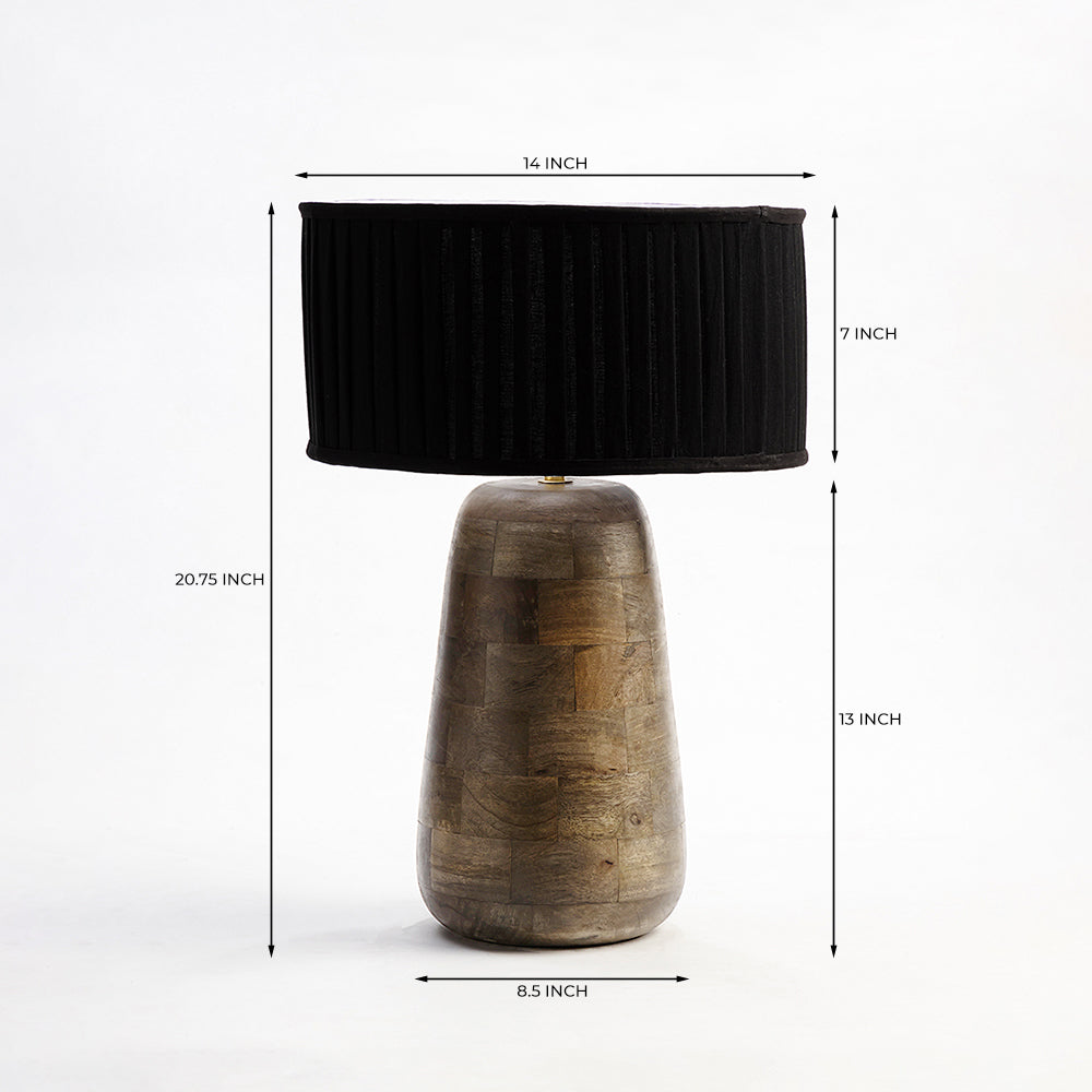 Rexha Brown Mango Wood Table Lamp