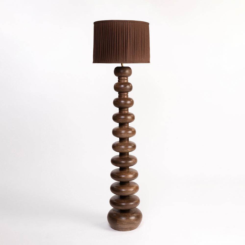 Audrey Wooden Floor Lamp