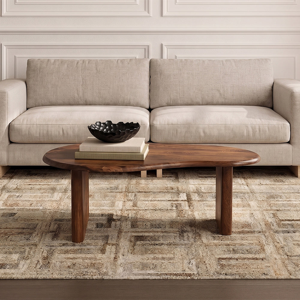Tiller Brown Wooden Coffee Table