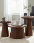 Mango Wood Coffee Table Set of 3