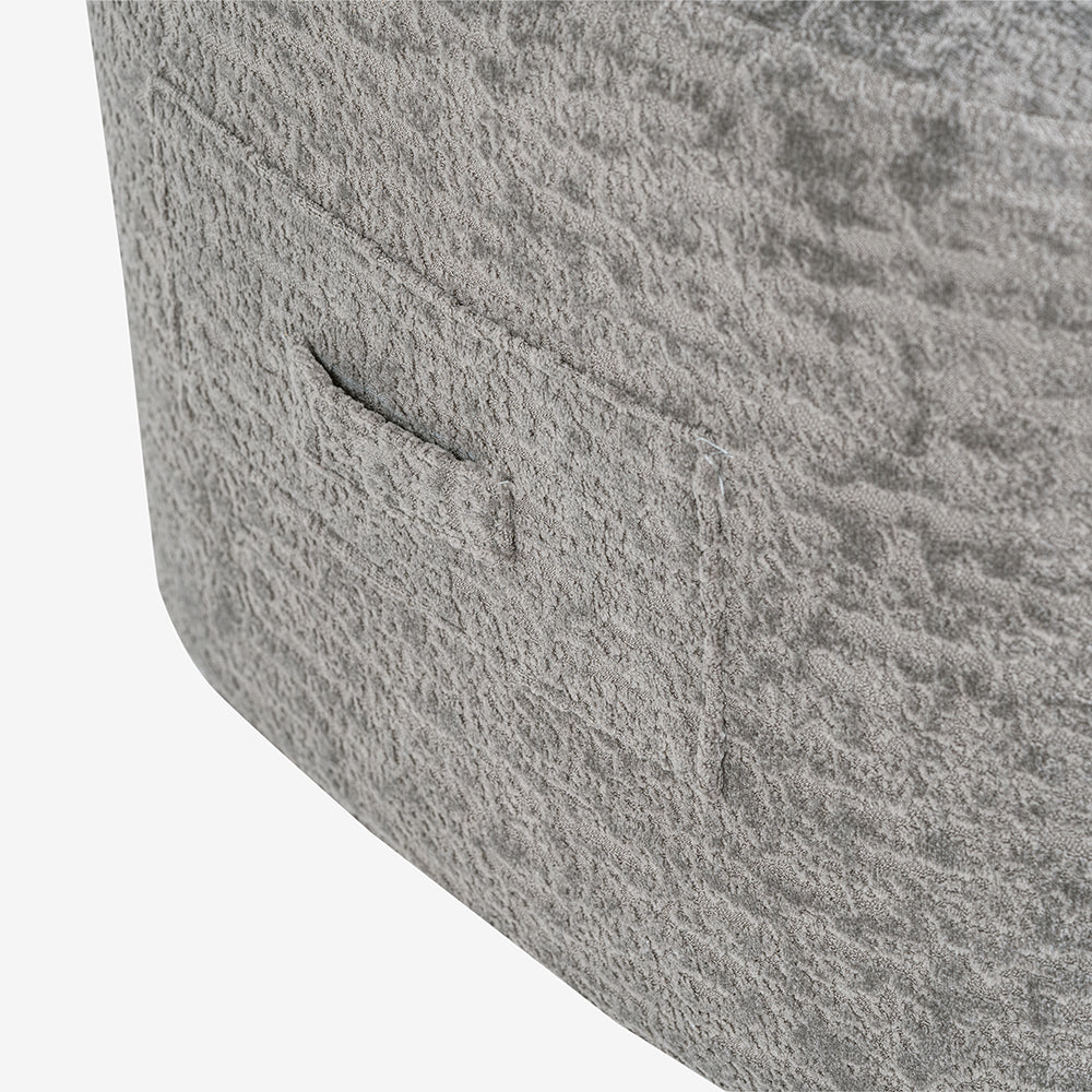 Charlotte Carter Pouf - Grey