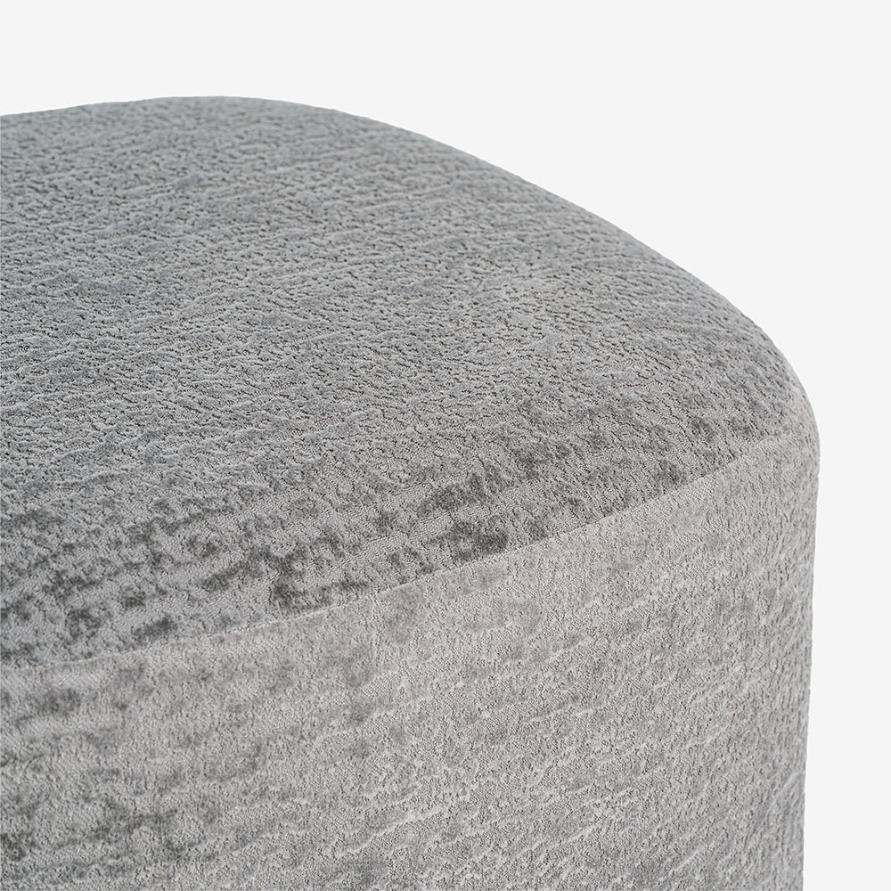 Charlotte Carter Pouf - Grey