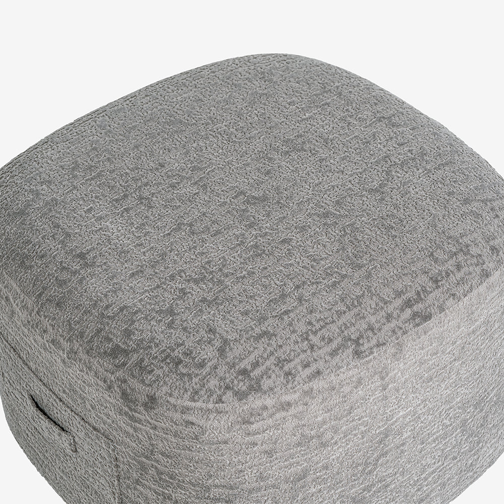 Charlotte Carter Pouf - Grey