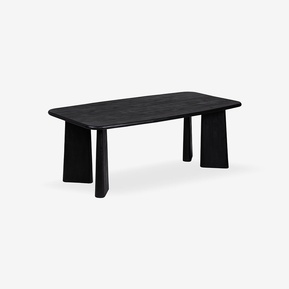 Serenzia Franz 6 Seater Dining Table - Black