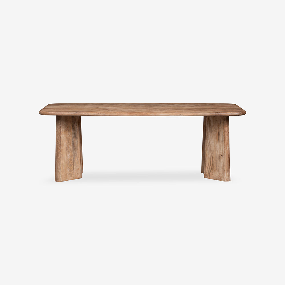 Serenzia Franz 6 Seater Dining Table - Limewash