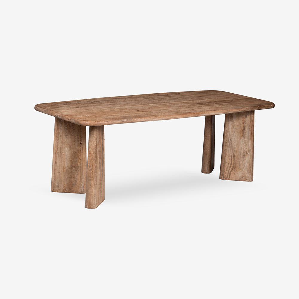 Serenzia Franz 6 Seater Dining Table - Limewash