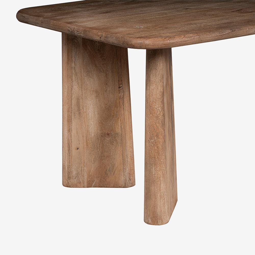 Serenzia Franz 6 Seater Dining Table - Limewash