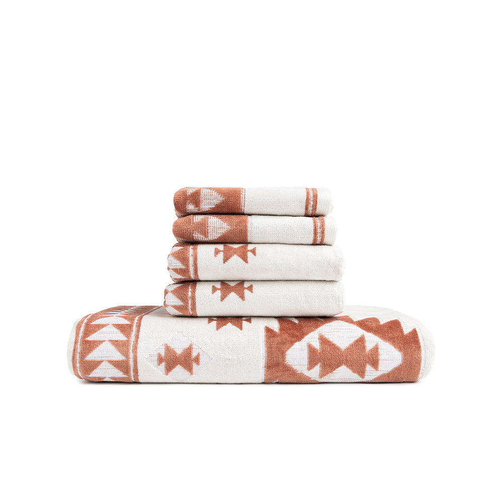 Terra Sands Towel - SET OF 5 - 1 BT 2 FT 2 HT