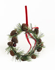 Pine Cone Berry Wreath Ornament