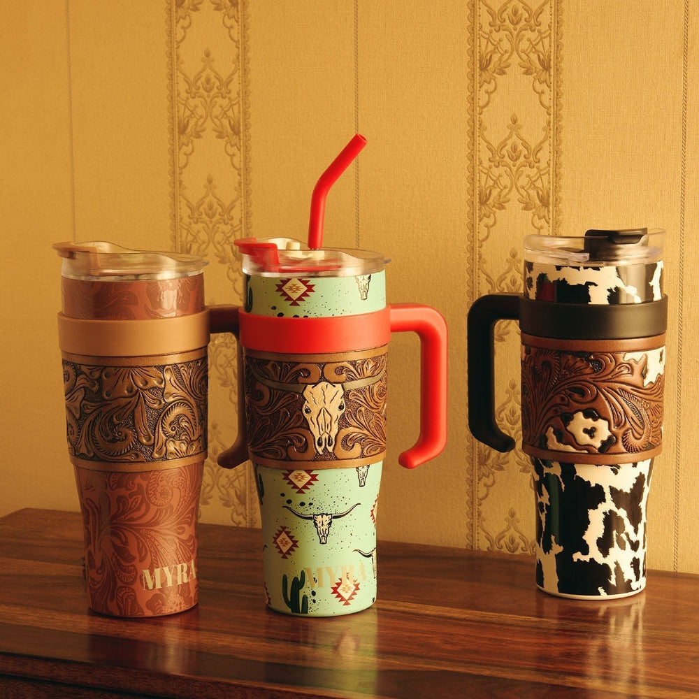 Wide Wyoming Tumbler In Sea Blue