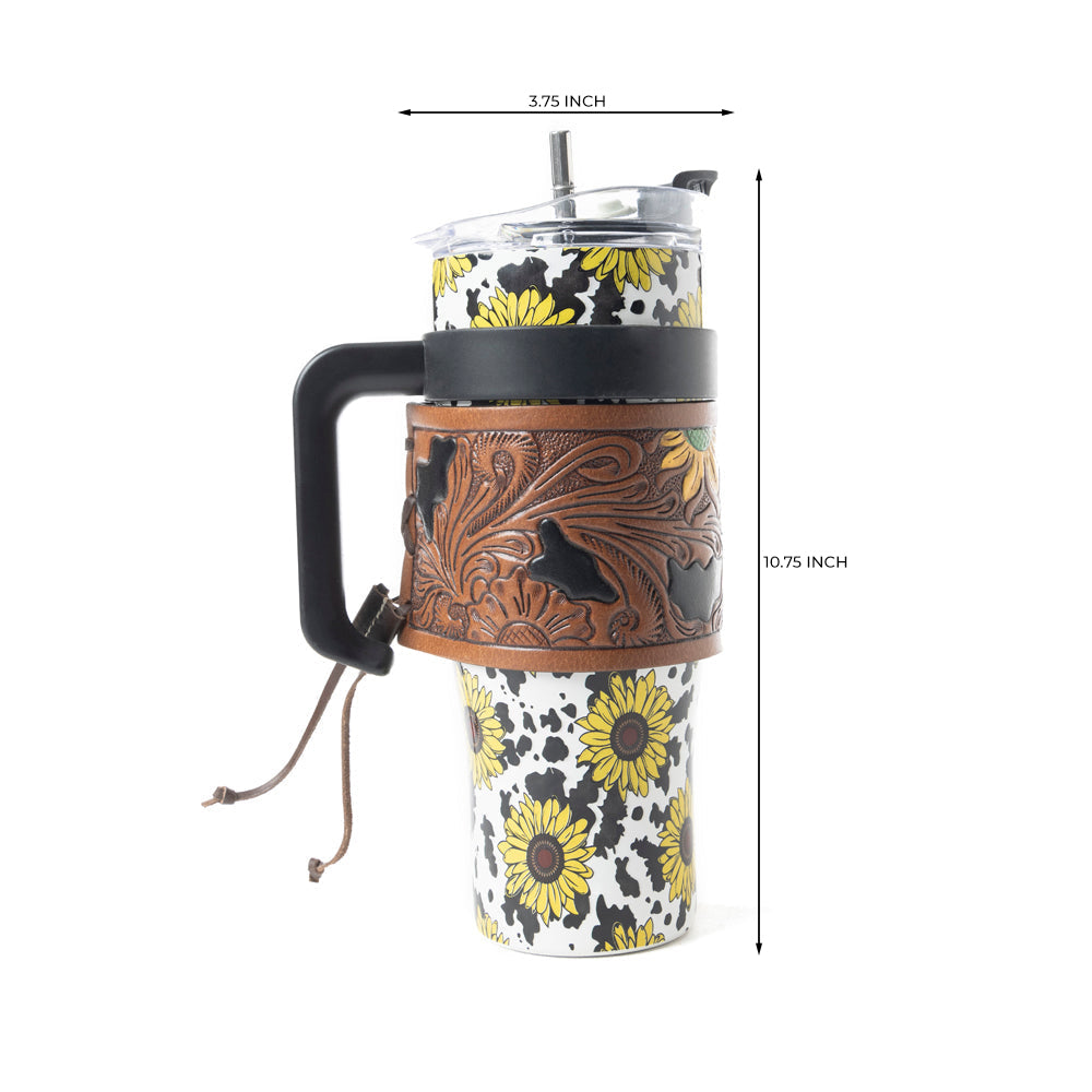 Wide Wyoming Tumbler In Yellow - With Tooling