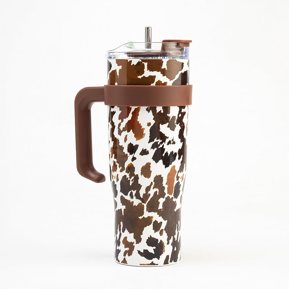 Wide Wyoming Tumbler In Brown and White - Without Tooling