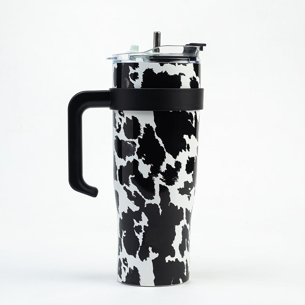 Wide Wyoming Tumbler In Black and White
