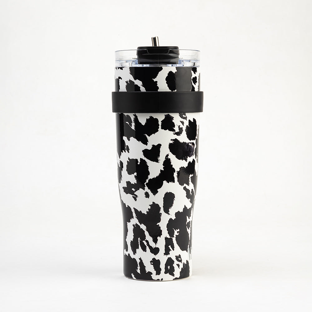 Wide Wyoming Tumbler In Black and White