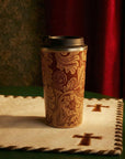 Western Trail Brew Stainless Steel Mug In Brown Baroque