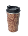 Western Trail Brew Stainless Steel Mug In Brown Baroque