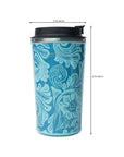 Western Trail Brew Stainless Steel Mug In Turquoise