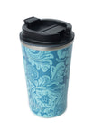 Western Trail Brew Stainless Steel Mug In Turquoise