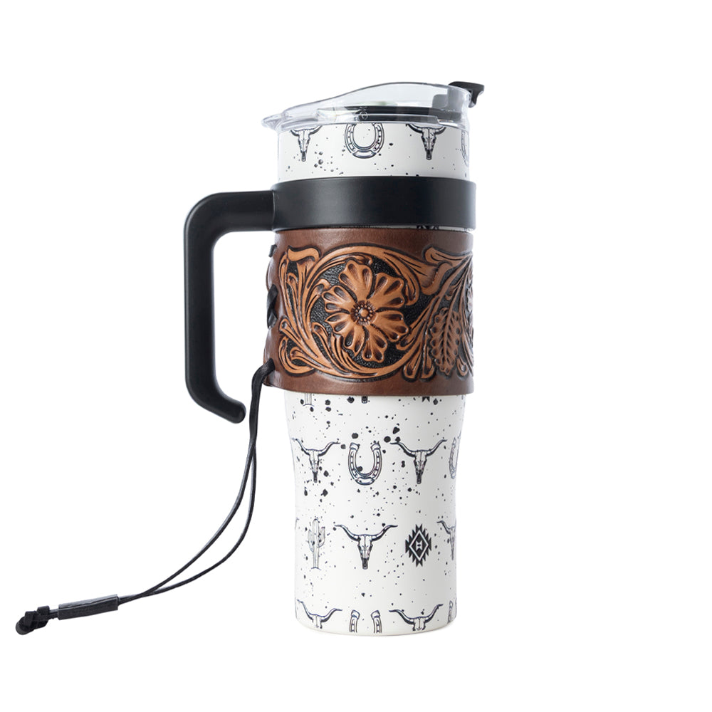 Wide Wyoming Tumbler In White