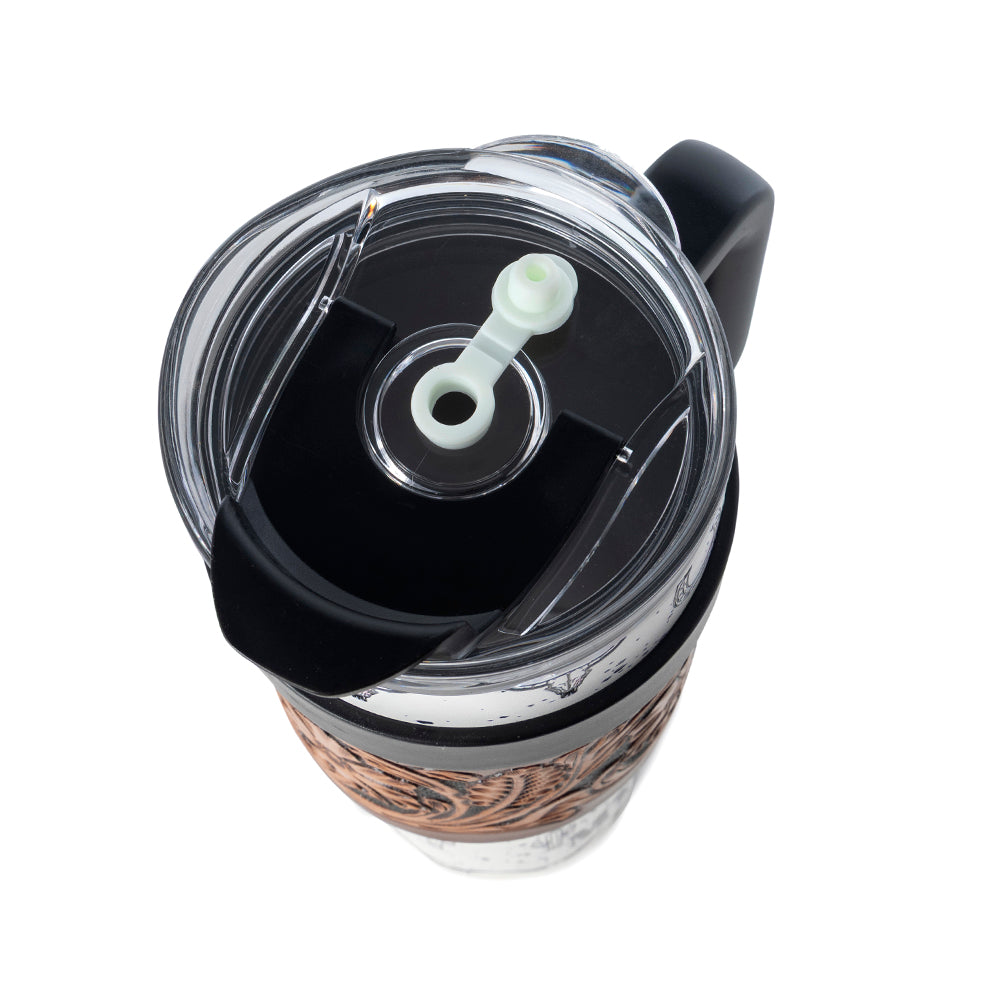 Wide Wyoming Tumbler In White