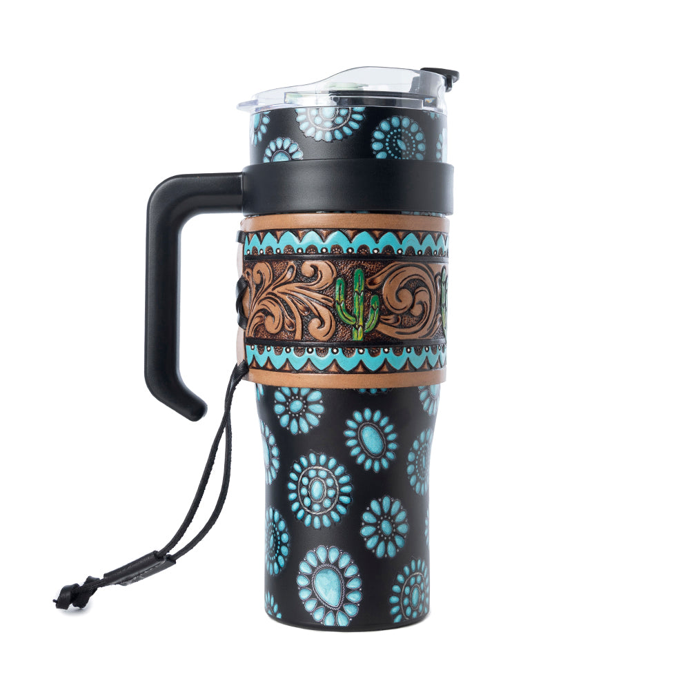 Wide Wyoming Tumbler In Black