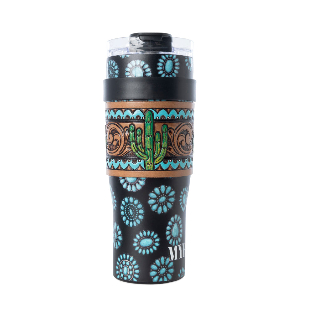 Wide Wyoming Tumbler In Black
