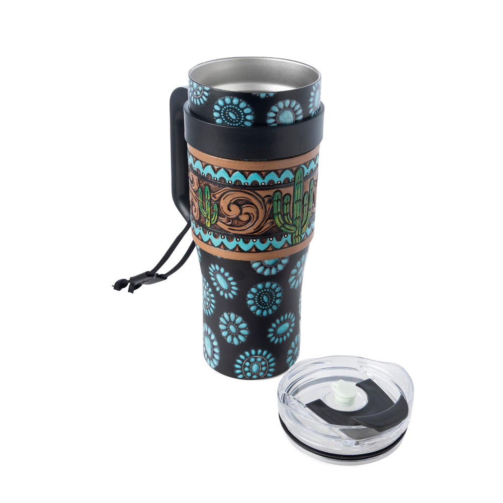 Wide Wyoming Tumbler In Black